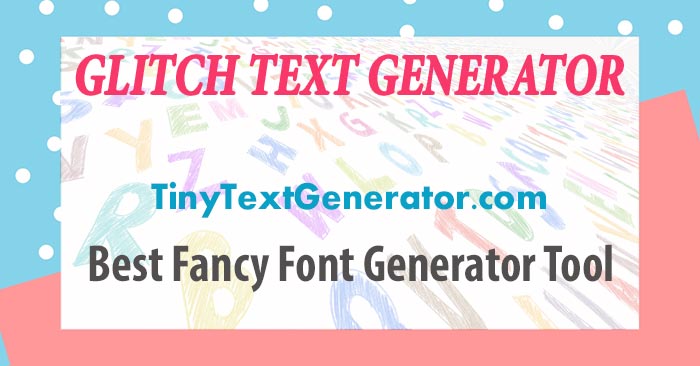 Glitch Text Generator Online